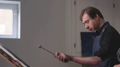 Nonverbal painter and poet with autism uses his art to be heard