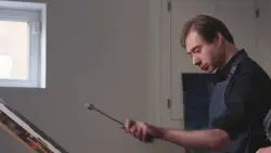 Nonverbal painter and poet with autism uses his art to be heard